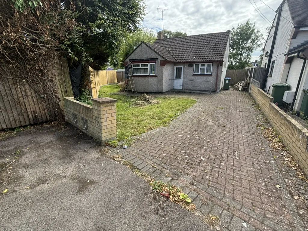The original bungalow before demolition